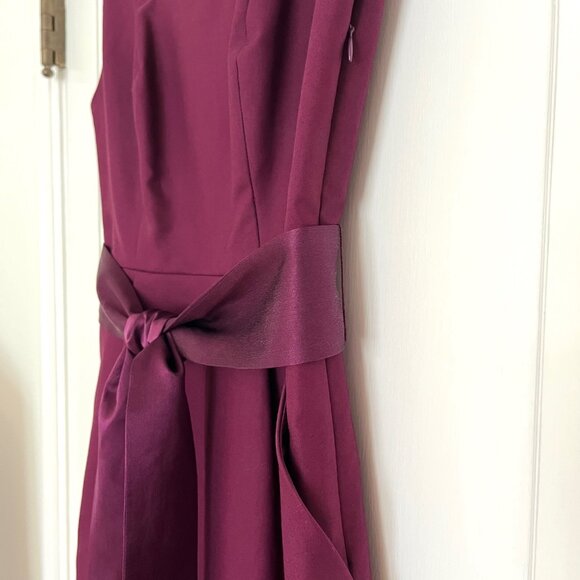 J Crew Wine Sheath Dress | Size 2P - Picture 4 of 7